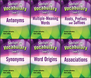 Spotlight on Vocabulary Level 2: 6-Book Set